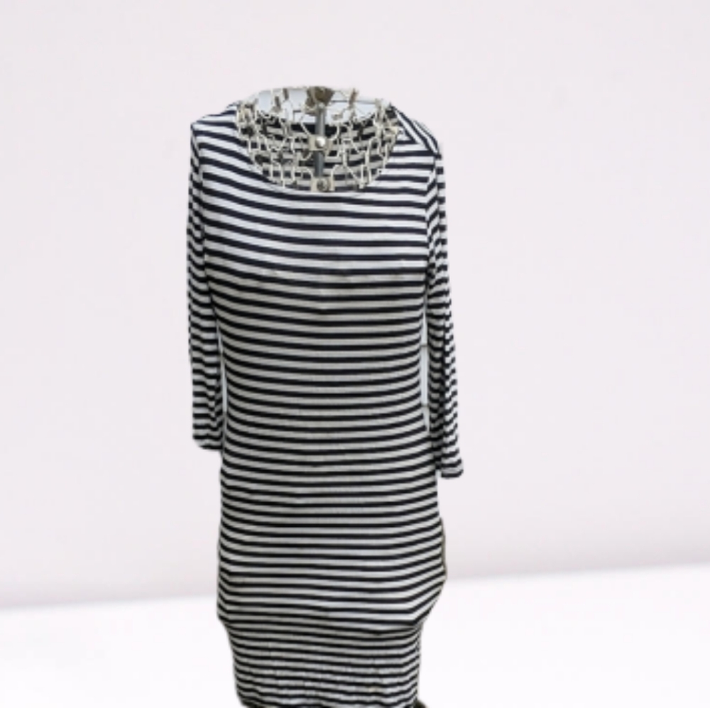 Forever 21 black and white striped dress
